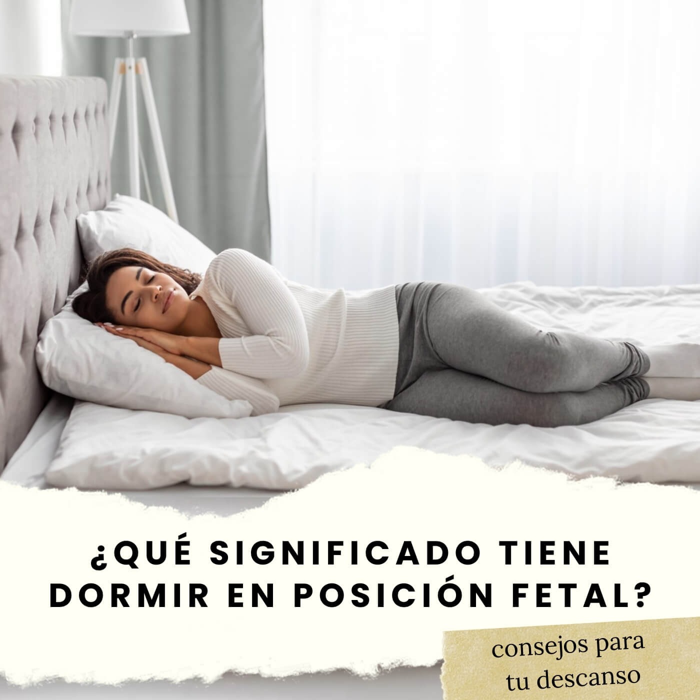 Descubre el significado de dormir en posición fetal